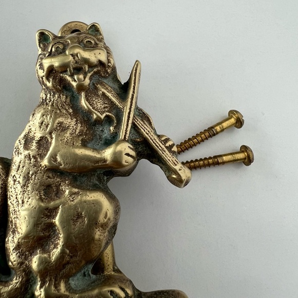 Vintage Door Knocker The Cat & Fiddle Buxton - Picture 9 of 12